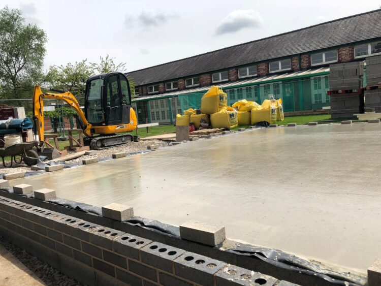 Concrete Slab Pour